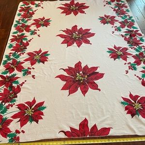 Poinsettia tablecloth